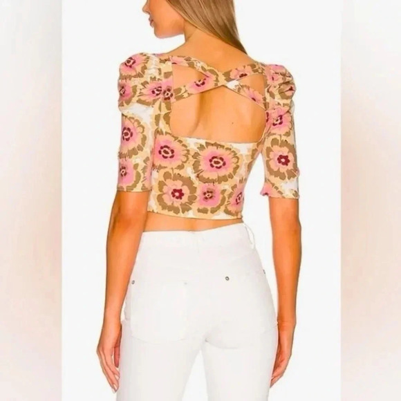 Free People Give Me More Top in Ivory Combo - Picture 2 of 4